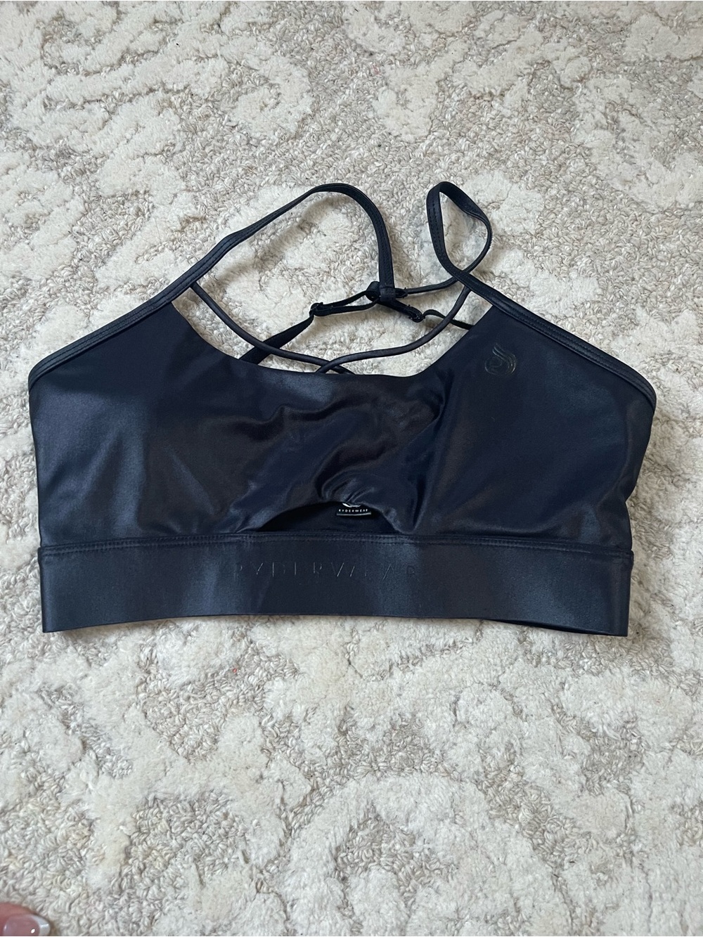 Ryderwear Black Strappy Sports Bralette